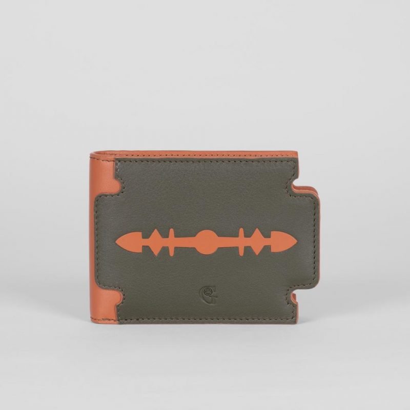 CARTERA GUILLOTIN CAMEL VERDE